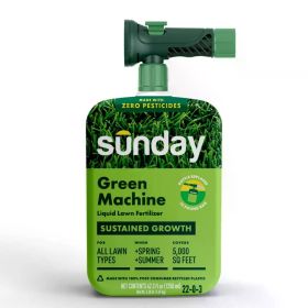 Sunday Green Machine Bottle Lawn Fertilizer 42fl oz