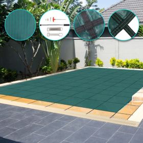 18x36ft Rectangular Swimming Pool Cover Green