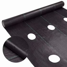 4*12ft Thickened woven grass proof cloth Garden floor covering cloth Dust proof grass proof planting mat High strength anti-aging ground protecti