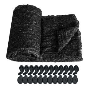 6.5ft*3.3ft Black Sunshade Netting Fabric With High-strength UV Protection, Perfect For Plant Protection. (Option: 65ft33ft)